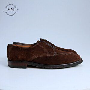 Allen Edmonds Brown Suede Oxfords